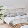 Cabeceira de cama 164x3x81 cm pinho maciço branco 1