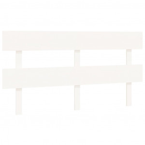 Cabeceira de cama 164x3x81 cm pinho maciço branco H