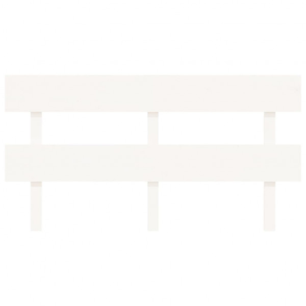 Cabeceira de cama 164x3x81 cm pinho maciço branco M 3