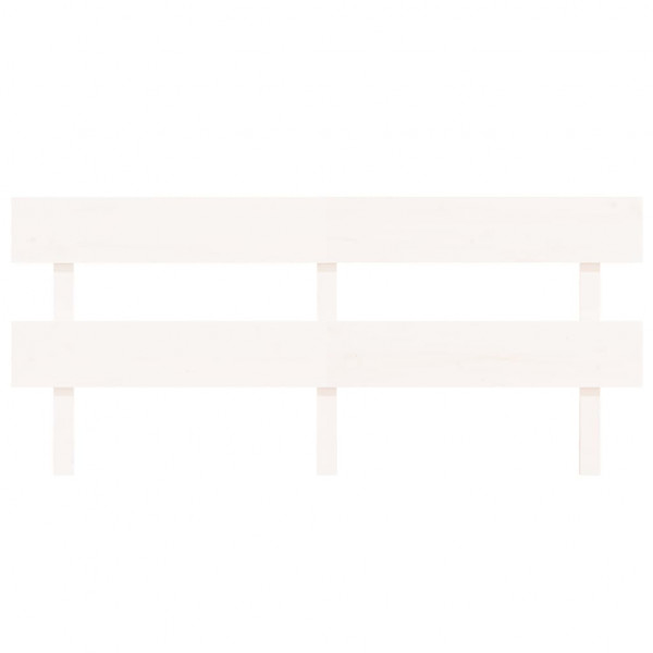 Cabeceira de cama 184x3x81 cm pinho maciço branco M 3