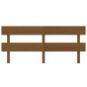 Cabeceira de cama 204x3x81 cm pinho maciço castanho mel 3
