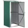 Abrigo de jardim 118.5x97x209.5 cm aço galvanizado verde 3
