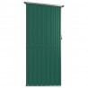 Abrigo de jardim 118.5x97x209.5 cm aço galvanizado verde 5