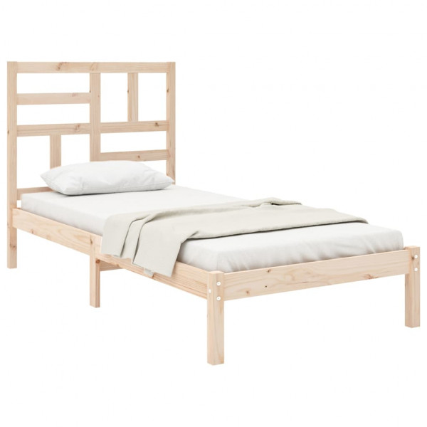 Estrutura cama pequena solteiro 75x190 cm madeira maciça M 3