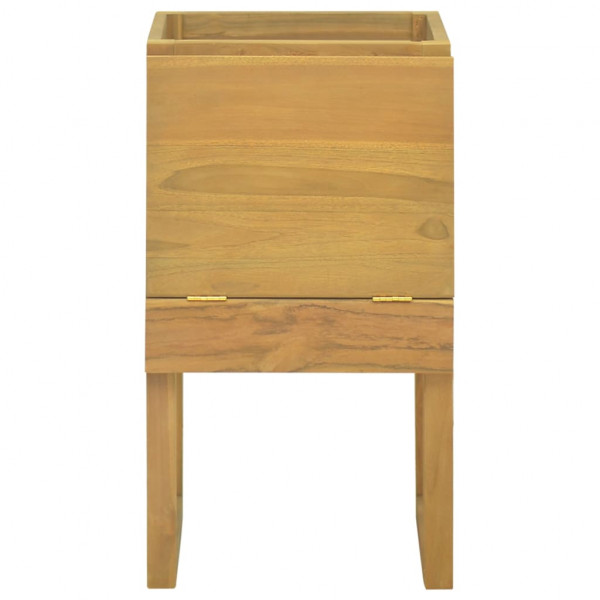 Armario de baño madera maciza de teca 45x45x75 cm M 3