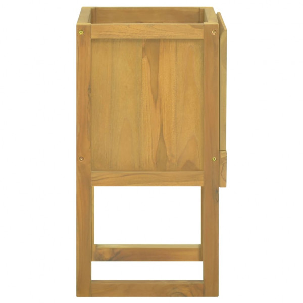 Armario de baño madera maciza de teca 45x45x75 cm M 4