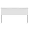 Mesa de centro madera contrachapada blanco 80x50.5x41.5 cm 4