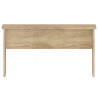 Mesa de centro madera contrachapada roble Sonoma 80x50.5x41.5cm 4