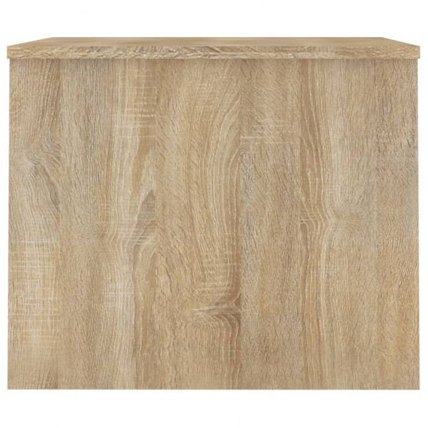 Mesa de centro madera contrachapada roble Sonoma 80x50.5x41.5cm M 5