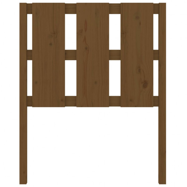 Cabeceira de cama 80.5x4x100 cm pinho maciço castanho mel M 4