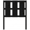 Cabecero de cama madera maciza de pino negro 80.5x4x100 cm 4