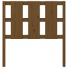 Cabeceira de cama 105.5x4x100 cm pinho maciço castanho mel 4