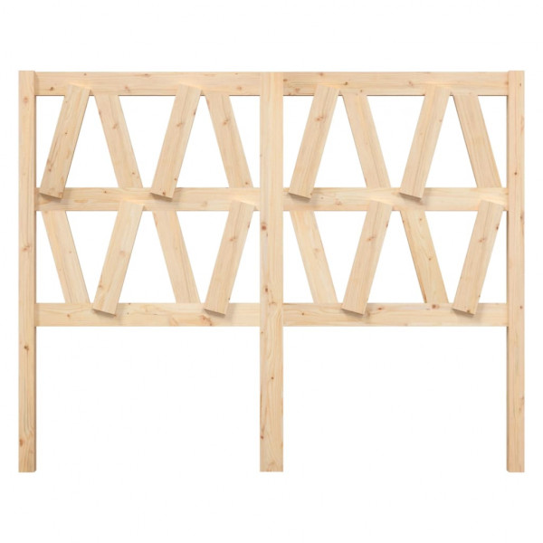 Cabecero de cama madera maciza de pino 146x4x100 cm M 3