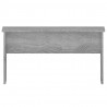 Mesa de centro 80x50.5x41.5cm madeira processada sonoma cinza 4
