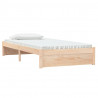 Estructura de cama madera maciza blanca 100x200 cm 3