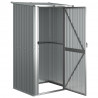 Cobertizo de jardín acero galvanizado gris 118.5x97x209.5 cm 3
