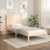 Estructura de cama madera maciza de pino 100x200 cm 1