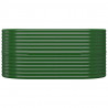 Jardinera arriate acero recubrimiento polvo verde 152x80x68 cm 3