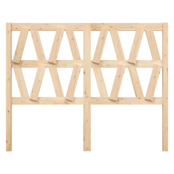 Cabeceira de cama 126x4x100 cm pinho maciço M 3