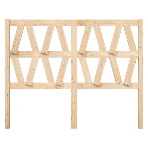 Cabecero de cama madera maciza de pino 141x4x100 cm M 3