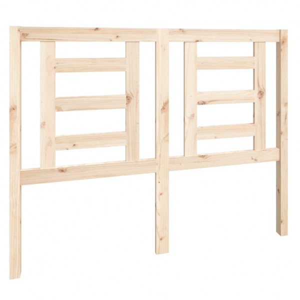 Cabecero de cama madera maciza de pino 126x4x100 cm M 2