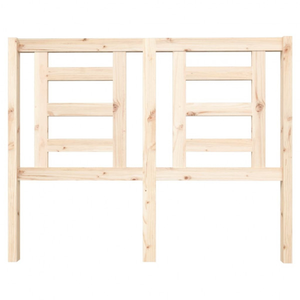 Cabecero de cama madera maciza de pino 126x4x100 cm M 3