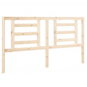 Cabecero de cama madera maciza de pino 166x4x100 cm H