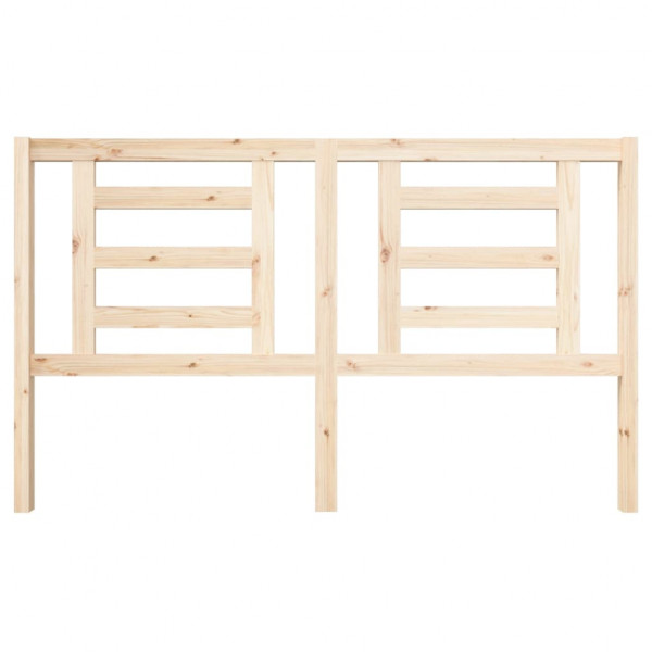 Cabecero de cama madera maciza de pino 166x4x100 cm M 4