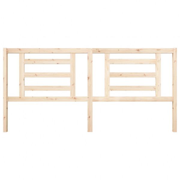 Cabecero de cama madera maciza de pino 206x4x100 cm M 4