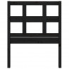 Cabecero de cama madera maciza de pino negro 95.5x4x100 cm 4