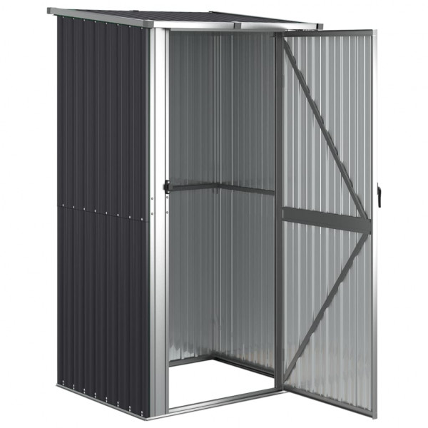 Abrigo de jardim 118.5x97x209.5 cm aço galvanizado antracite M 3