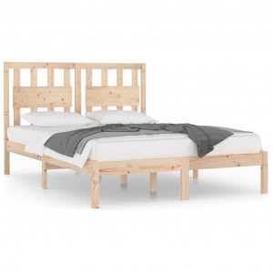 Estrutura de cama casal 135x190 cm pinho maciço H