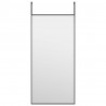 Espejo de puerta cristal y aluminio negro 30x60 cm 2