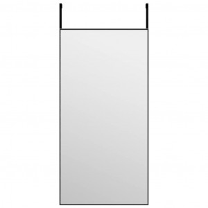 Espejo de puerta cristal y aluminio negro 40x80 cm H