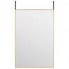 Espejo de puerta cristal y aluminio dorado 40x60 cm 2