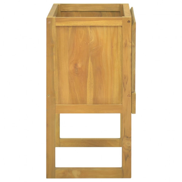 Armario de baño madera maciza de teca 60x45x75 cm M 4
