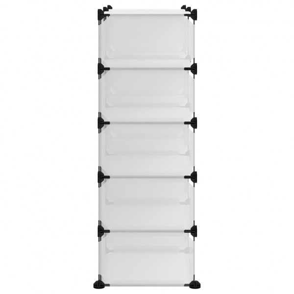 Zapatero PP transparente 84x32x88.5 cm M 4