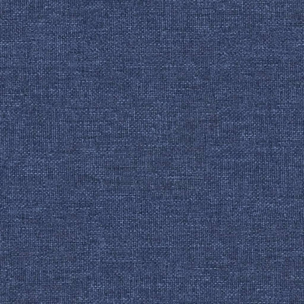 Apoio de pés 60x60x36 cm tecido/couro artificial azul M 5