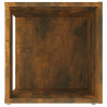 Mesa de apoio 33x33x34.5cm derivados de madeira carvalho fumado 5