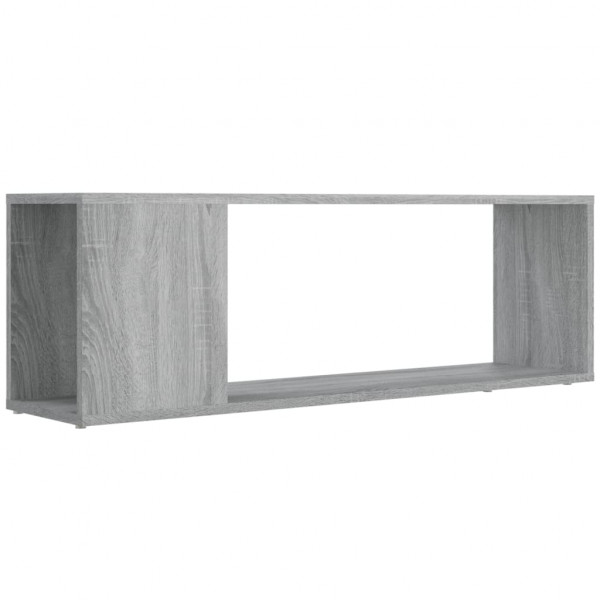 Mueble de TV madera contrachapada gris Sonoma 100x24x32 cm M 2
