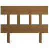 Cabeceira de cama 93.5x3x81 cm pinho maciço castanho mel 3