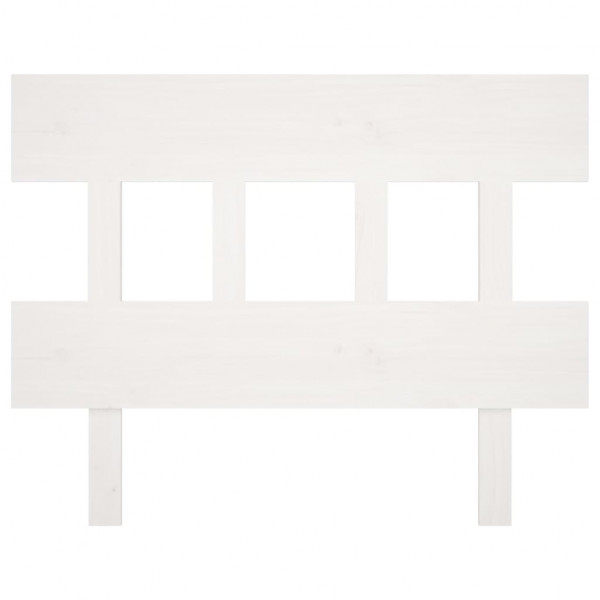 Cabeceira de cama 103.5x3x81 cm pinho maciço branco M 3