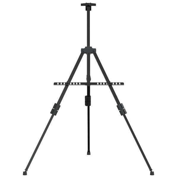 Caballete de exhibición ajustable metal negro M 2