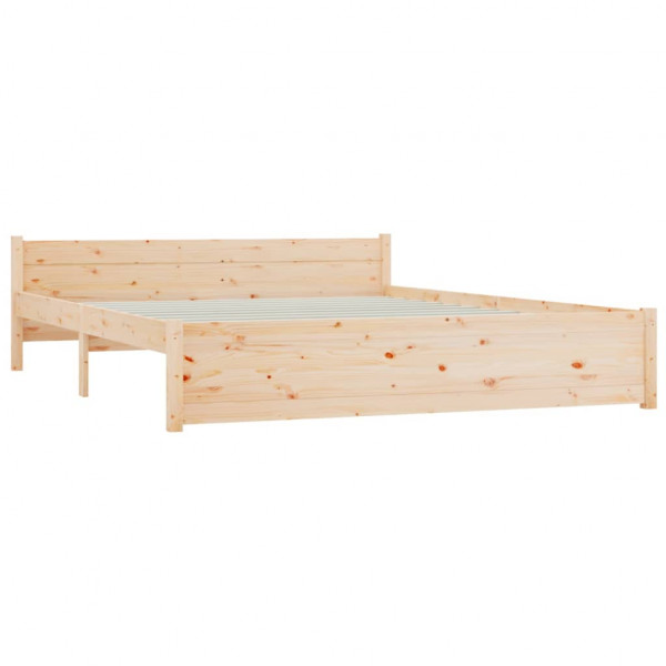 Estrutura de cama king 150x200 cm madeira maciça M 4