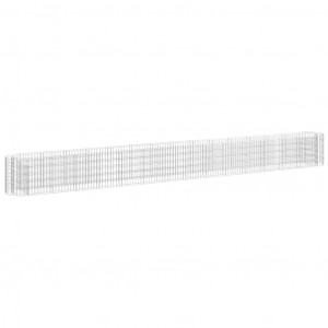 Arriate de gaviones de hierro galvanizado 540x50x50 cm H