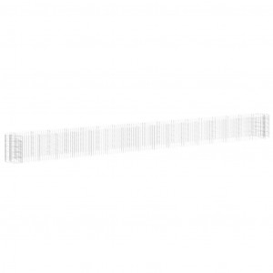 Arriate de gaviones de hierro galvanizado 610x50x50 cm H