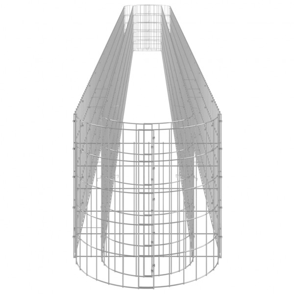 Arriate de gaviones de hierro galvanizado 610x50x50 cm M 5
