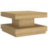 Mesa de centro 60x60x35 cm MDF castanho-claro 2