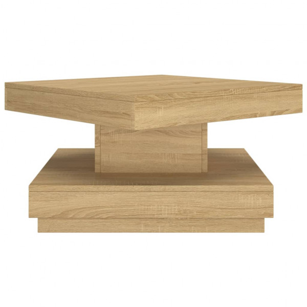 Mesa de centro 60x60x35 cm MDF castanho-claro M 4