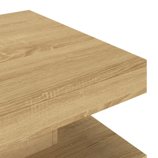 Mesa de centro 60x60x35 cm MDF castanho-claro M 5